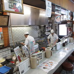 ラーメン寳龍 総本店 - 正装した店員さん