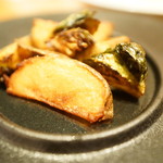 裏参道牛肉店 - 付け合わせ