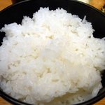 たこ八 - ご飯です。そこそこ量はありましたよ。