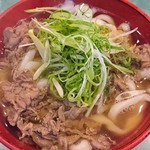 京うどん 葵 - 肉うどん800円（税込）