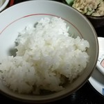 こつこつ庵 - ご飯。