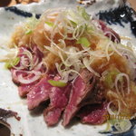 手打ち蕎麦 寺田家 - 牛のたたき650円