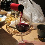 手打ち蕎麦 寺田家 - 赤ワインハーフボトル