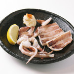 武蔵野うどん じんこ - イカの一夜干
