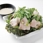 武蔵野うどん じんこ - 茹で豚サラダ