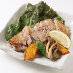 武蔵野うどん じんこ - 岩中豚のステーキ(塩)