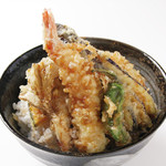 武蔵野うどん じんこ - 特製 天丼