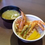 Mekikinoginji - ランチ「海老天丼 (830円)」