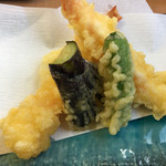 地魚料理 恵比須 - 天ぷら  今日は魚じゃなくてイカ