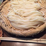 根津 釜竹 - ざるうどん（太打ち）900円