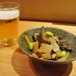 好信楽 西中洲 - お通し・凍り豆腐