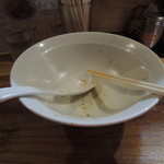 赤まろラーメン　翔 - 完食(*^^)v