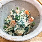 金田 - ほうれん草白和え