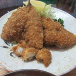 にし与 - 魚河岸定食のフライ