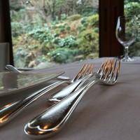 レストラン サクラ - 庭が見えるのは良い
                