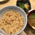 かめ幸 - 茶飯セット