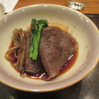 日本橋逢坂 - 岩手牛のすき焼き　泡たまご