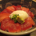 日本料理 銀座 大野 - 本鮪ばくだん丼のアップ
