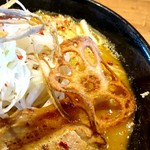 春一家 三代目 麺宿 - 冬味噌ら～めん【レンコン】