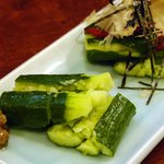 養老乃瀧 - 梅きゅう＆もろきゅう