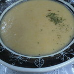 レストランばーく - 生姜焼きに付いていたコーンスープ