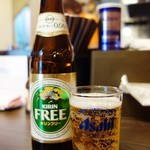 花笑み中華そば かれん - ノンアルコール飲料（350円）キリンとアサヒの2種類あります
