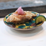 寿司栄 - 軽く炙った能登半島輪島のノドグロの握り