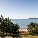 窓際の特等席からの眺め。最高で～す！