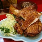 天龍軒 - とりもも揚げ 1,200円