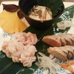 水澤屋もっちゃん - コース￥３０００位の珍味盛です＾＾