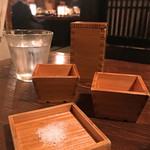 山形長屋酒場 - このお酒の演出はいいですなー