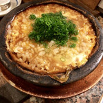 なな治 - 鴨と九条ねぎ小鍋のおじや