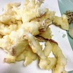 大和 - イカの後造り(イカの天ぷら)