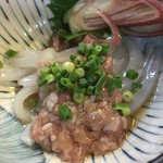 板前料理　味宏 - イカ刺に酒盗