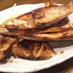 手打ちそば八轟 - 鮪のあご肉焼き