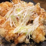 手打ちそば八轟 - 白子の天ぷら