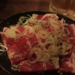 和牛焼肉食べ放題 肉屋の台所 - ネギ塩ロース、これは美味でした!!