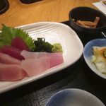 さかなや道場 - 刺身定食3点 土日祝ランチ