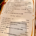 Don Giovanni  - メニュー