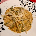 Don Giovanni  - 本日のプリモ　ほうれん草を練りこんだパスタのチーズクリームソース