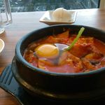 韓国料理bibim’ - メインのスンドゥブ