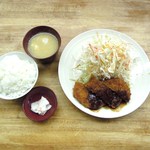 にんじん - ミンチカツ定食