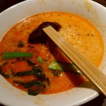 上海華龍 - 【2017.2.6(月)】本日のランチ②の担々麺