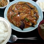 お食事処大吉 - 麻婆茄子定食￥800