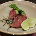 京松蘭はなれ - 北海道産　ミスジ　寿司仕立て　