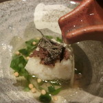 京松蘭はなれ - お出汁かけて