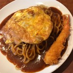 パス太 あんかけ亭  - ゴールデンに海老フライトッピング