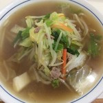 Ikedayashokudou - 野菜ラーメン　580円