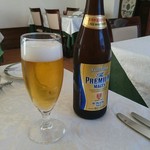 フランス料理 レストラン大澤 - ビール。ホントはワイン飲むべきなんでしょうけど…ランチにはビールだべw