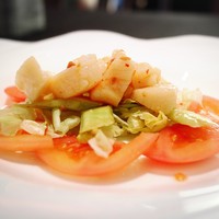 故宮 - 海の幸２種類と野菜の盛り合わせ